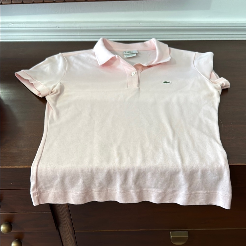 Lacoste Light Pink Polo Shirt